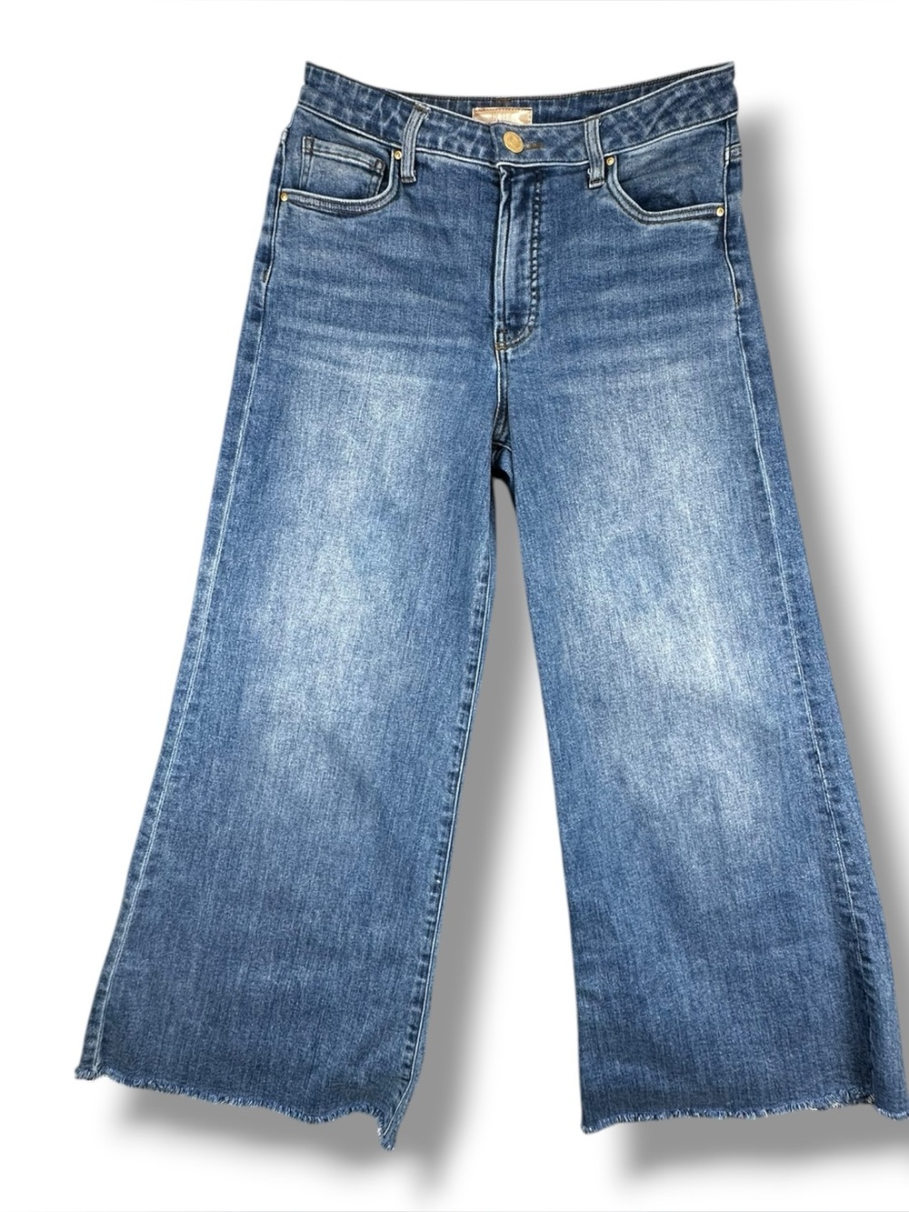 KUT from the Kloth Ryan Fab Ab High Rise Super Wide Leg Jeans Size 4